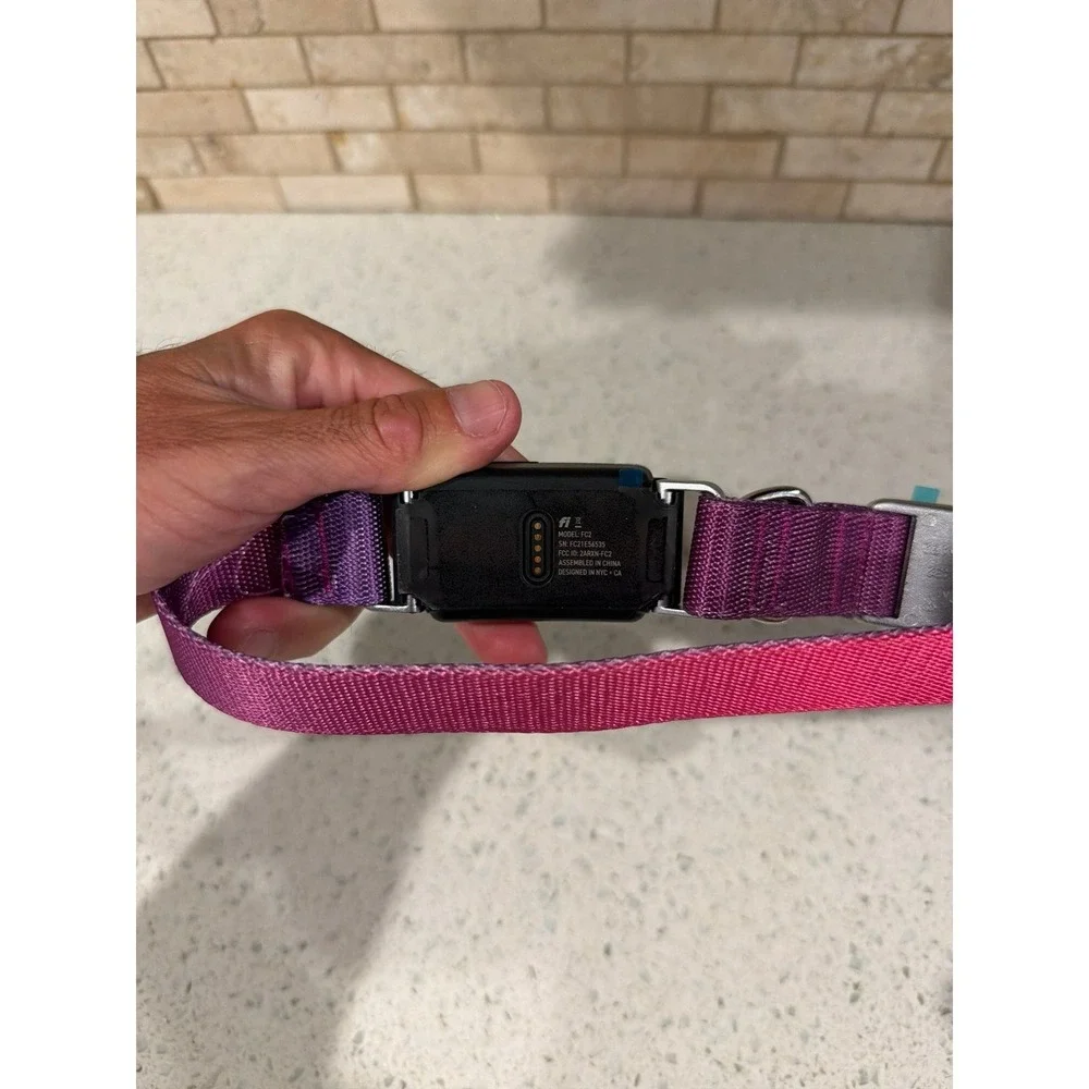 Fi Series 2 Smart Dog Collar FC2 GPS Tracker Purple + Charger Included
